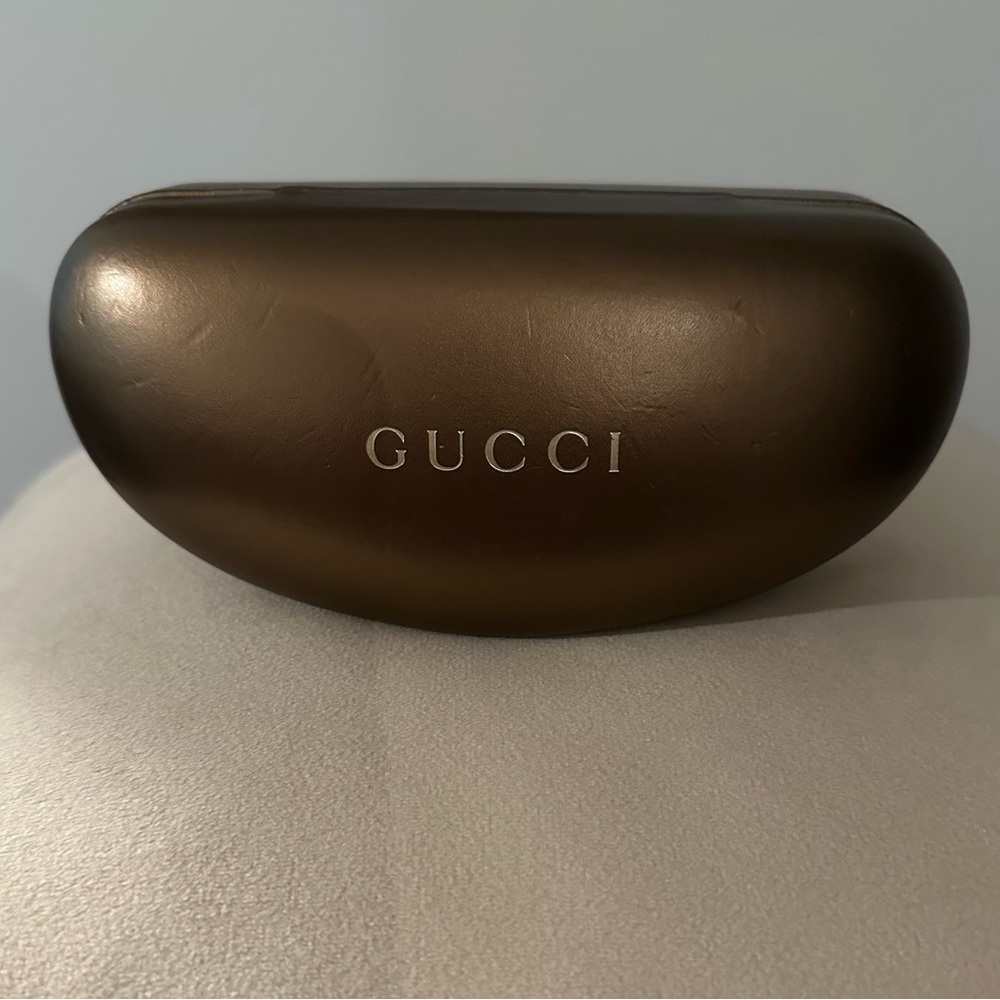 Vintage Gucci Dark Brown Eyewear Case